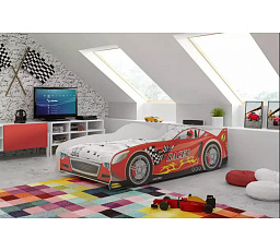 CARS PARTEROWE CZERWONY BEZ MATERACY 80 X 160 KPL