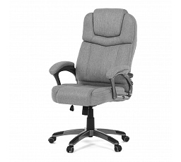 Kancelářské křeslo, houpací mechanismus, šedá látka, KA-C715 GREY2
