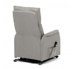 Polohovací křeslo, elektrické kabelové ovládání, krémová, látka, TV-5482 CRM2