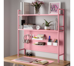 Fém asztali toldalék JENNY, 950 x 980 x 220 mm, rózsaszín