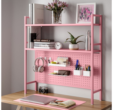 Fém asztali toldalék JENNY, 950 x 980 x 220 mm, rózsaszín