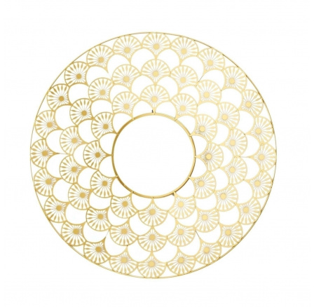 Mandala tükör 70 cm arany