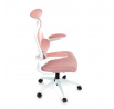 Kancelářská židle, houpací mechanismus, růžová síťovina, KA-C807 PINK