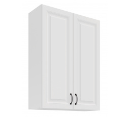 Horní skřínka STELLO - 80 G-108 2F, Bílá/Bílá