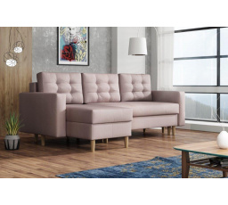 Rohová sedací souprava Anabel UNI růžová