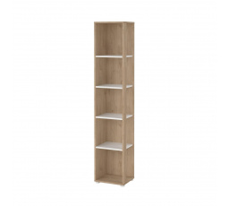 Regál Sigal 590, Jackson hickory/Bílá