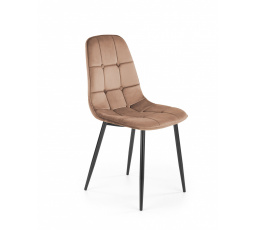 Étkezőszék K417, bézs bársony
