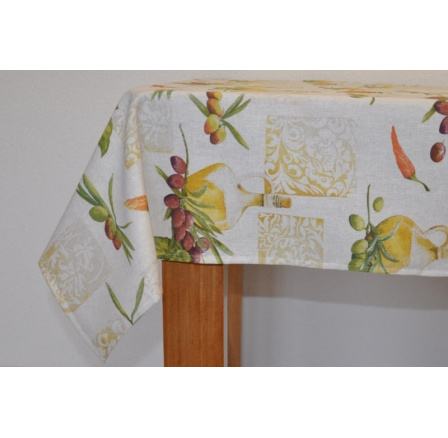 Ubrus 140x140 motiv olivy