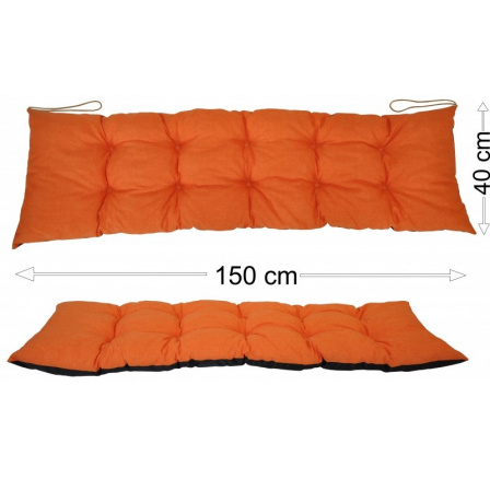 Podsedák 150x40 oranžový melír