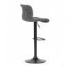 Barová židle, šedá, ekokůže,AUB-806 GREY3