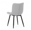 Jídelní židle, šedá, látka, HC-462 SIL2