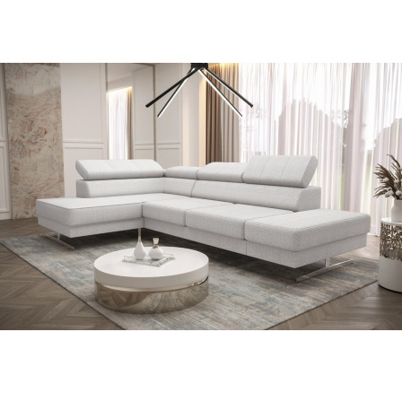 NAROŻNIK EMPORIO MINI 300x180 - lewa , Odcienie szarości