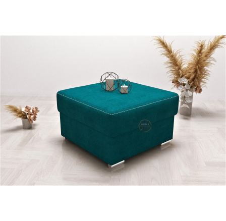 PUFA OTWIERANA 70×70 - Odcienie turkusu