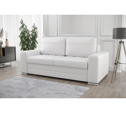 SOFA VERONA III 190 CM SKÓRA NATURALNA - Skóra biała
