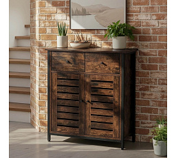 Szafka na buty AMAYA 70 cm Dąb Rustykalny