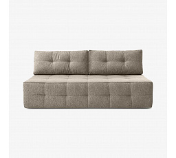 Sofa Rozkładana MORANA Kremowa Boucle