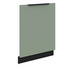 Dvířka na myčku bez panelu ARIA - ZM 713x596, Černá/Aquamarine