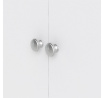 Šatní skříň REAL 2d, Bílá