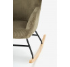 Hintaszék BELMIRO, Olívazöld