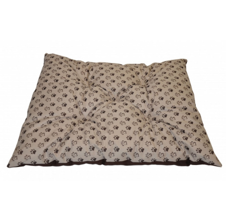 Podložka pro psa voděodolná 80x60 cm tlapka béžová