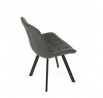 Jídelní židle, šedá, látka vintage, HC-V3066 GREY3