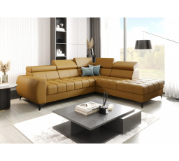 NAROŻNIK PORTO SKÓRA NATURALNA 225x255 CM - prawa , Skóry naturalne - Wybierz swój kolor