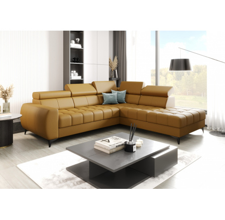 NAROŻNIK PORTO SKÓRA NATURALNA 225x255 CM - prawa , Skóry naturalne - Wybierz swój kolor