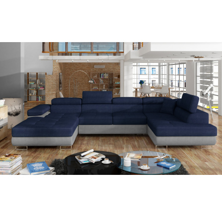 Sedací souprava ve tvaru U RODRIGO, pravá Kronos 09/Paros 05