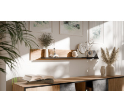 Police OVO, sötét beton/ öreg tölgy