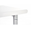 Íróasztal B30, fehér/króm