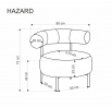 HAZARD fotel, Bézs