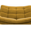 Étkezőszék K332 VELVET, Mustársárga Bluvel 68/Fekete