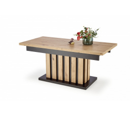 BARETTI konferencia asztal, artisan tölgy/fekete