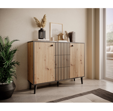 FADI Komód Artisan+Fekete