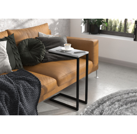 SPARK Kisasztal Fekete+Beton