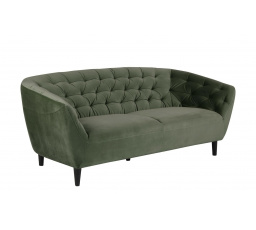 3 személyes Ria Velvet kanapé erdőzöld