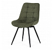 Jídelní židle, zelená, látka, HC-T1130 GRN2