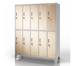 BHP 10 ajtós szekrény szürke / sonoma tölgy: Eco Design BARTEK 1360 x 1720 x 450 mm