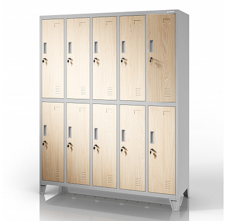 BHP 10 ajtós szekrény szürke / sonoma tölgy: Eco Design BARTEK 1360 x 1720 x 450 mm