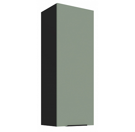 Horní skříňka ARIA - 40 G-108 1F, Černá/Aquamarine