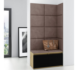 EMI 2 előszobafal, Trinity 06/Artisan + fekete