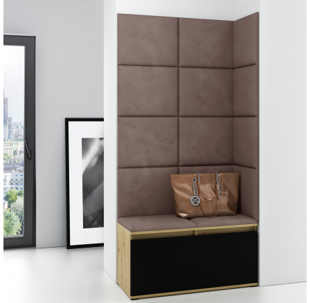 EMI 2 előszobafal, Trinity 06/Artisan + fekete