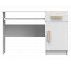 SMYK I - 08 íróasztal, Fehér Matt/Sonoma