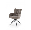 Forgó étkezőszék K540, Szürke/Fekete