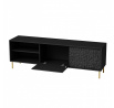 TV komód BULLET RTV-1 RTV 180, fekete/arany