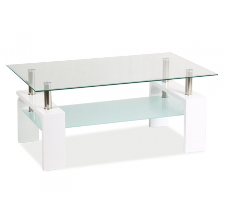 ŁAWA LISA BASIC II TRANSP./BIAŁY LAKIER 100x60x55 ŁAWA LISA BASIC II TRANSP./BIAŁY LAKIER 100x60x55