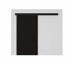 Perion 106 Tolóajtó Wenge+Fekete