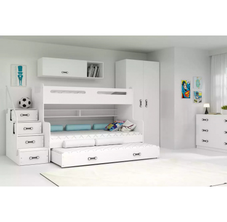 MAX 3 BIAŁY 3 OSOBOWY 120 X 200 KPL 