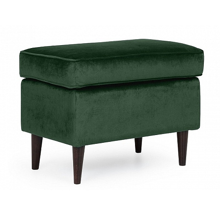 RON Velvet puff, zöld bluvel 78/wenge