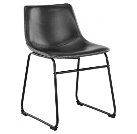 Oregon szék fekete PU